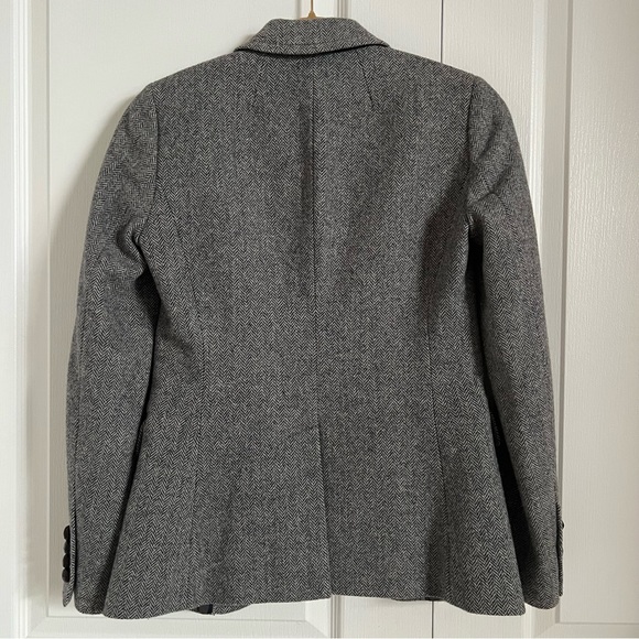 JCrew Grey wool herringbone Jacket - Picture 2 of 5